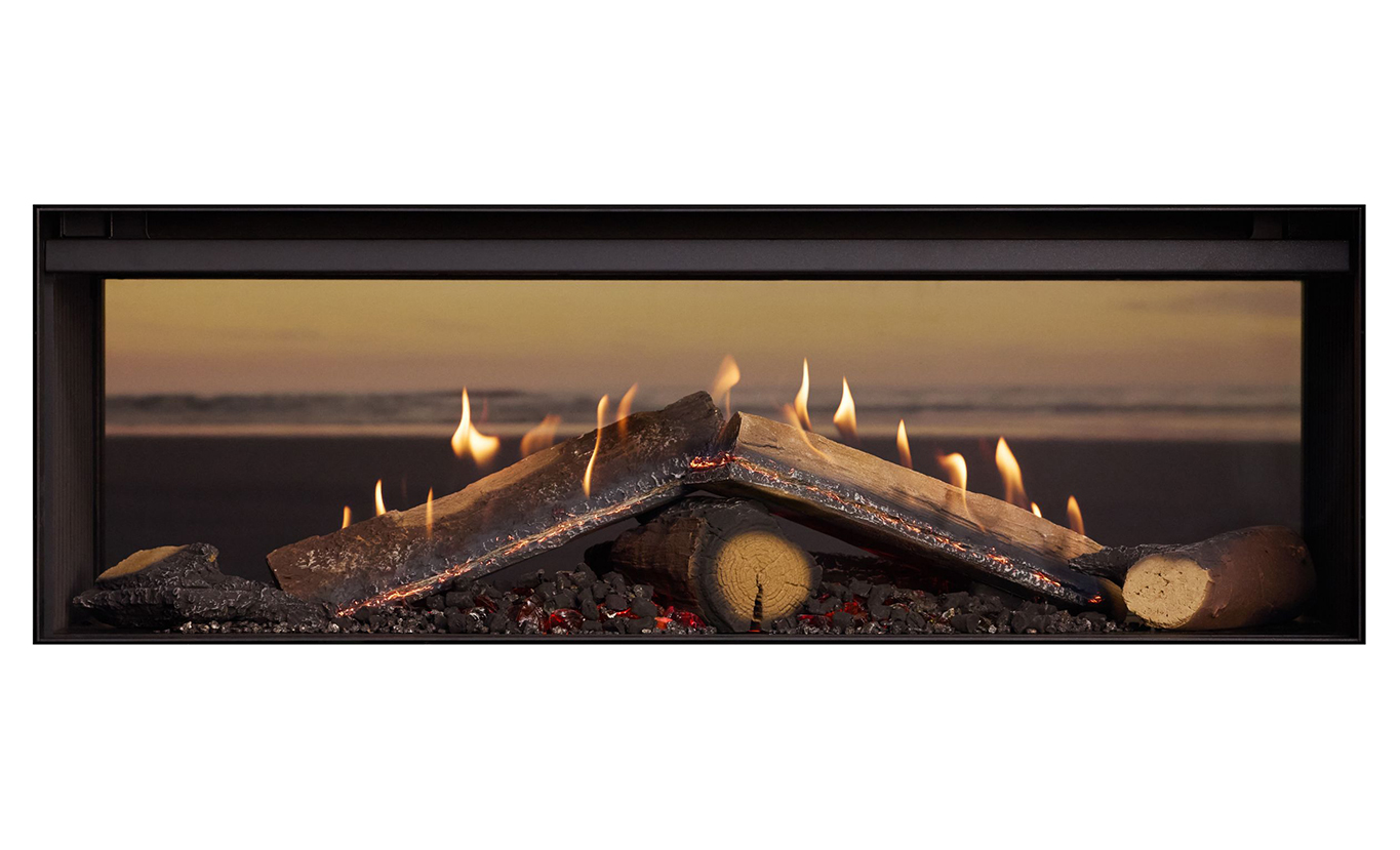 Rinnai LS 1000F Gas Fireplace FlameTech Log (double sided - logs low embers)