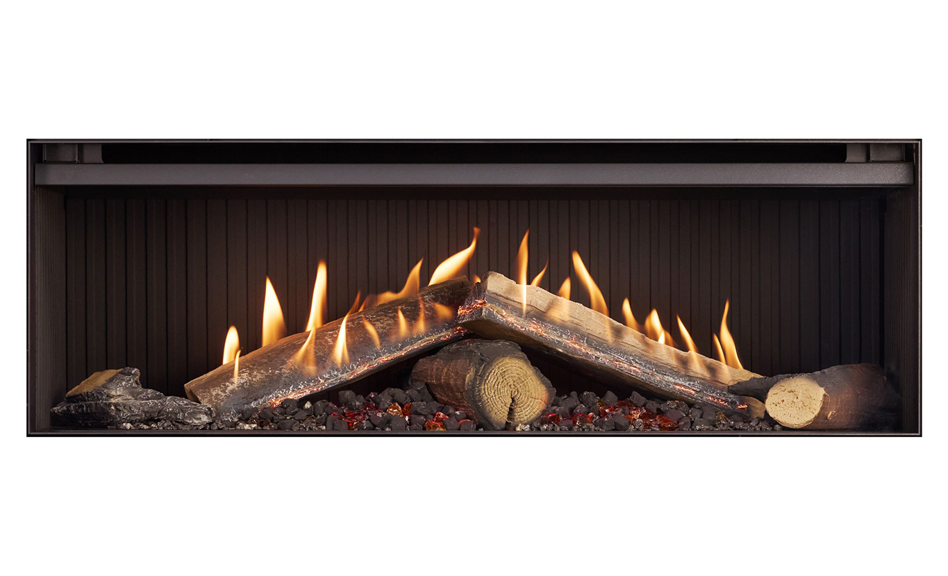 Rinnai LS 1000F Gas Fireplace FlameTech Log (single sided - logs high embers)