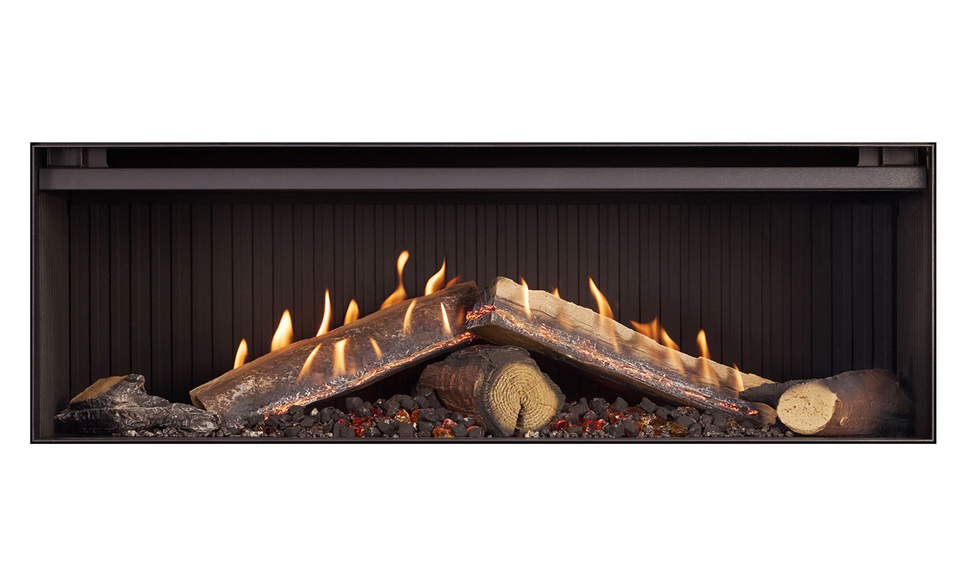 Rinnai LS 1000F Gas Fireplace FlameTech Log (single sided - logs low embers)