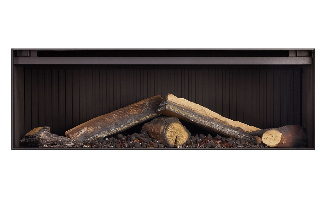 Rinnai LS 1000F Gas Fireplace FlameTech Log (single sided - logs no embers)