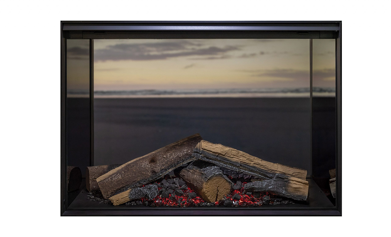 Rinnai LS 800F Gas Fireplace FlameTech Log (double sided - logs low embers)