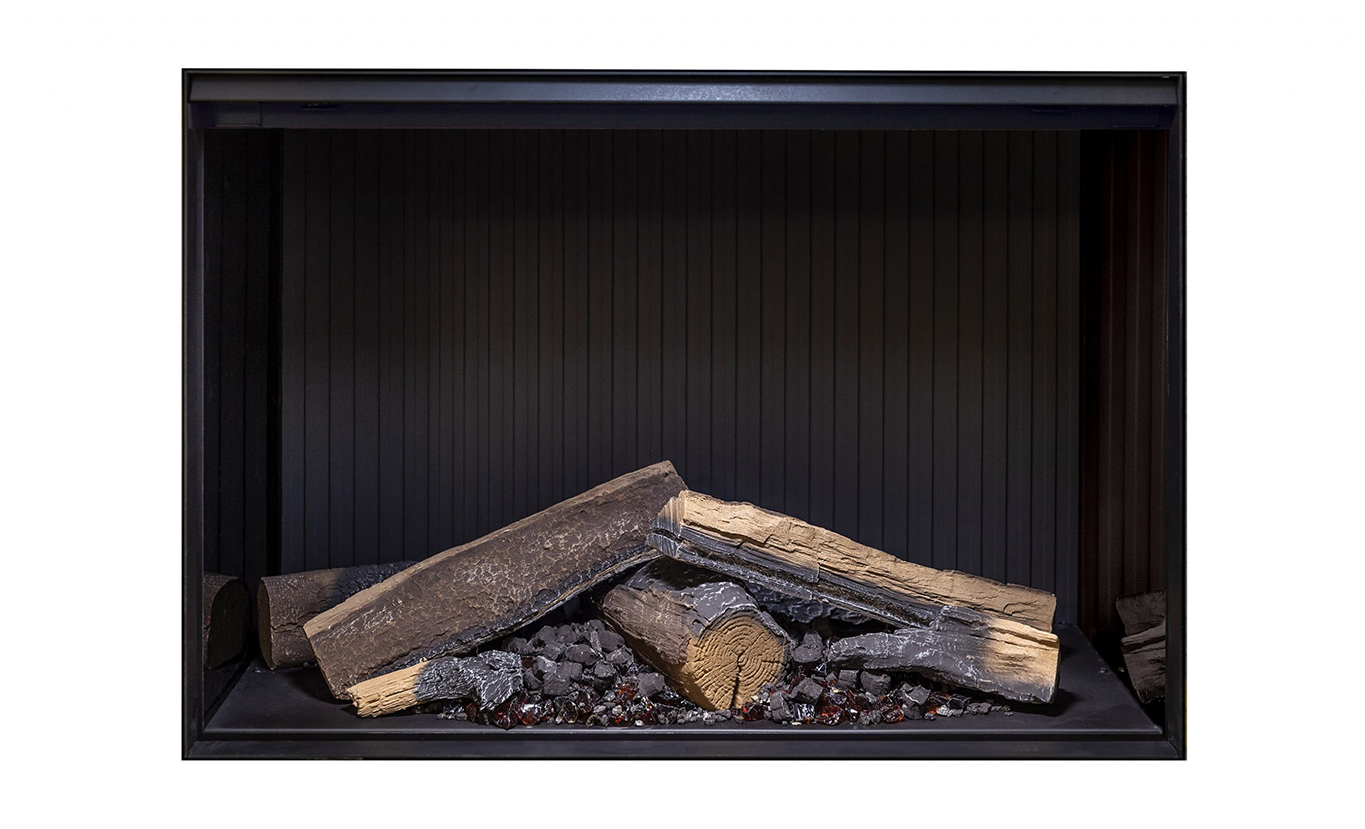 Rinnai LS 800F Gas Fireplace FlameTech Log (single sided - logs no embers)