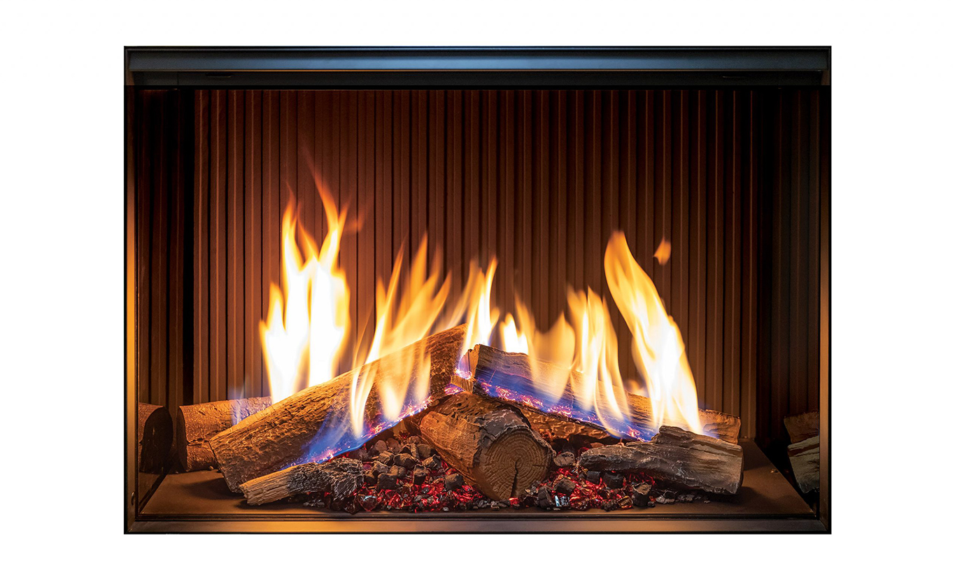 Rinnai LS 800F Gas Fireplace FlameTech Log (single sided - logs high embers)