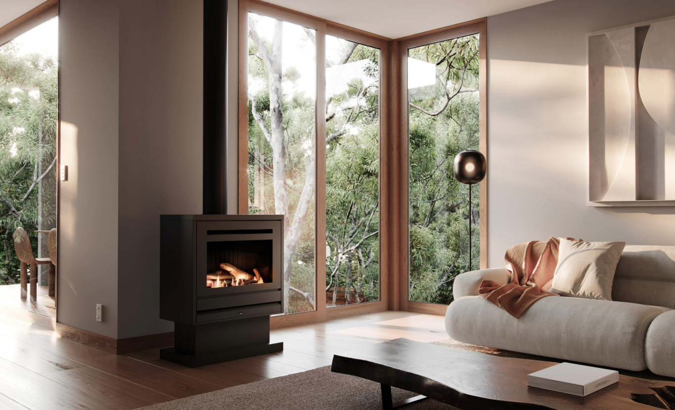 SS850 Gas Fireplace (Freestanding)