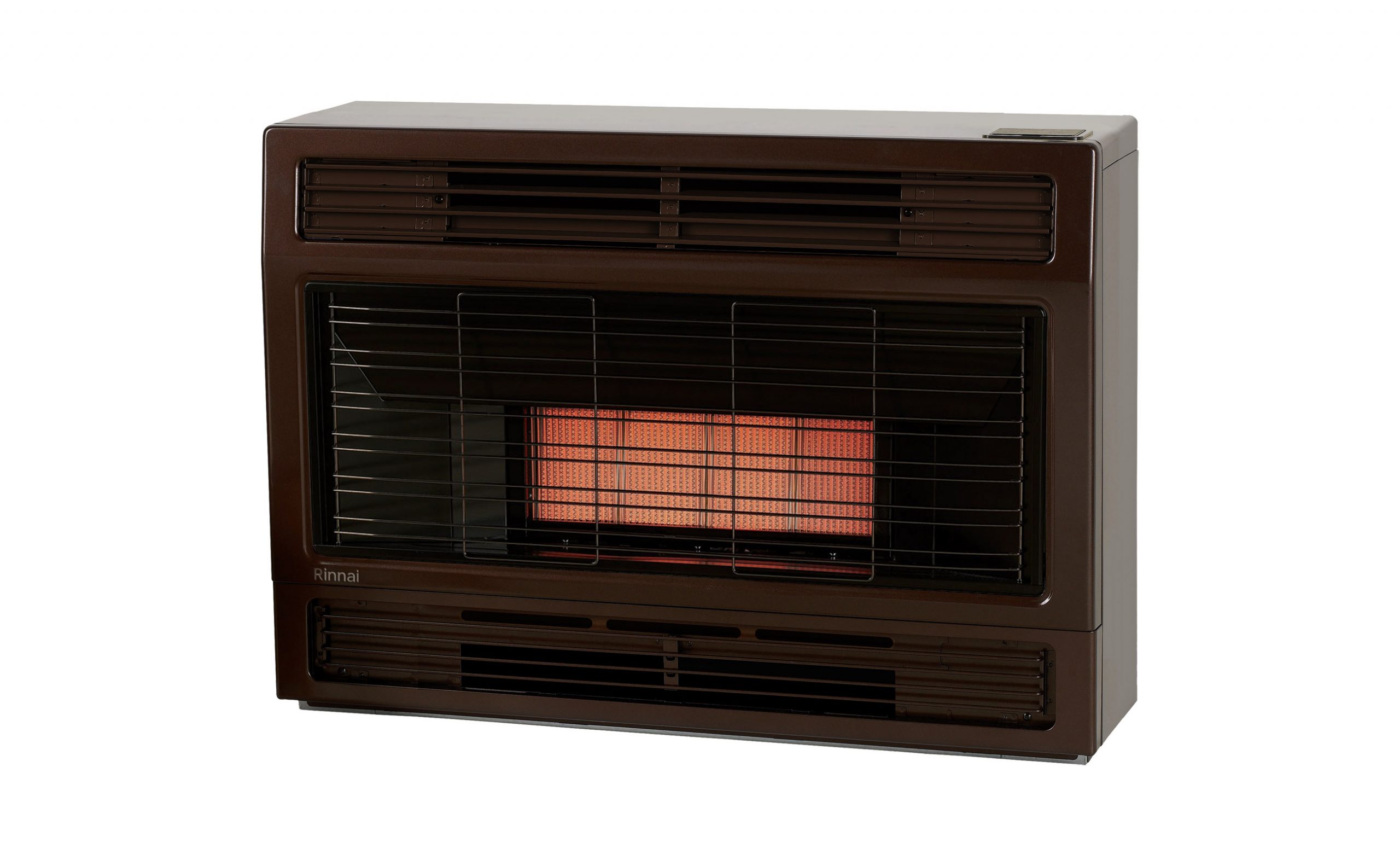 Rinnai Spectrum Console Gas Flued Space Heater (brown - right)