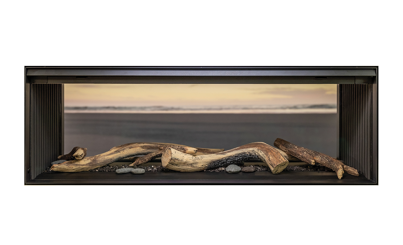 Rinnai LS 1000 Gas Fire FlameTech Log (double sided - logs no embers)