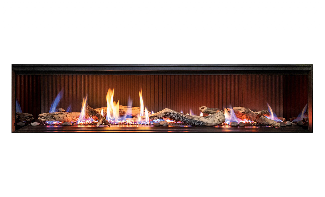 Rinnai LS 1500 Gas Fire FlameTech Log (single sided - logs high embers)