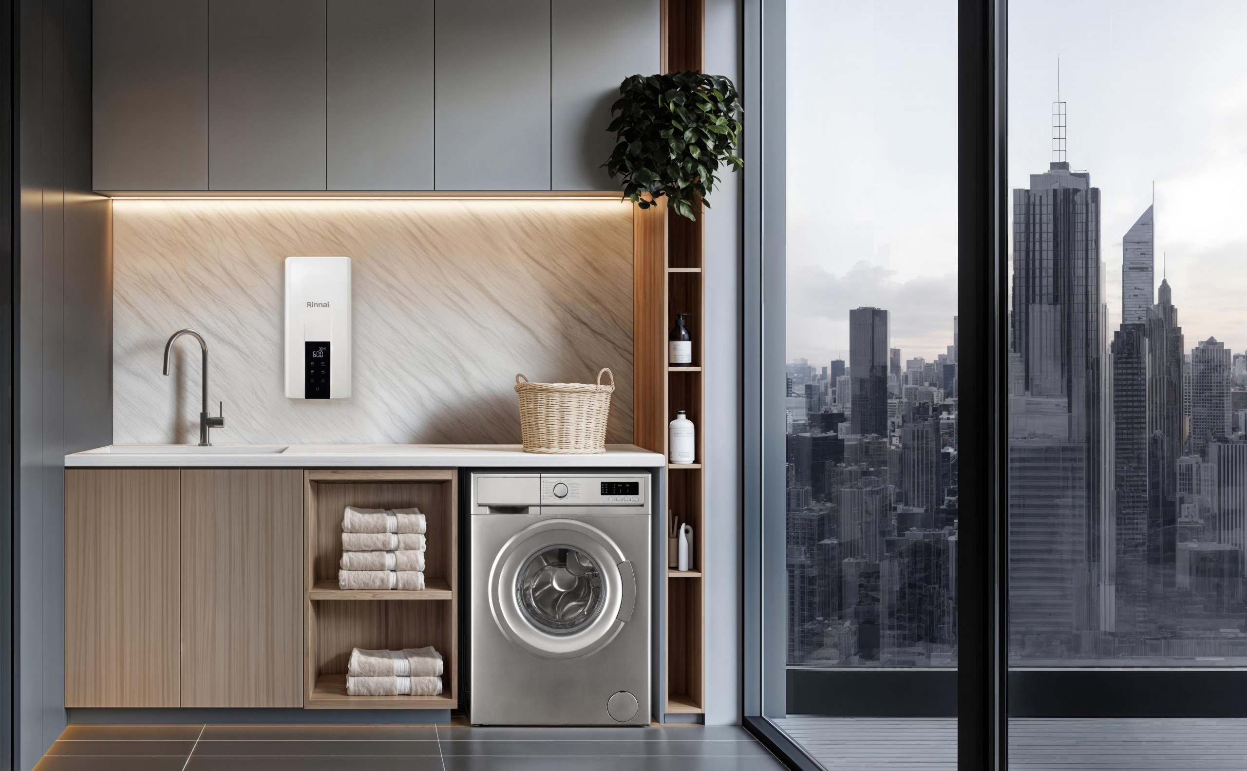 Rinnai Efinity Electric Continuous Flow Hot Water (laundry)