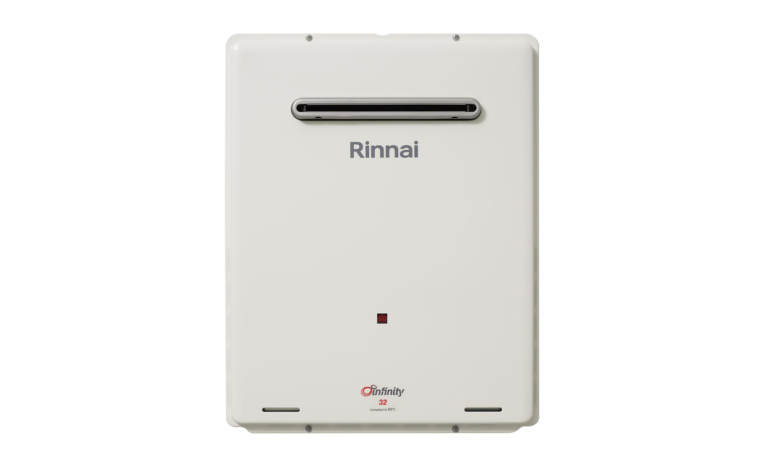 Rinnai Infinity 32 Gas Continuous Flow Hot Water (front)