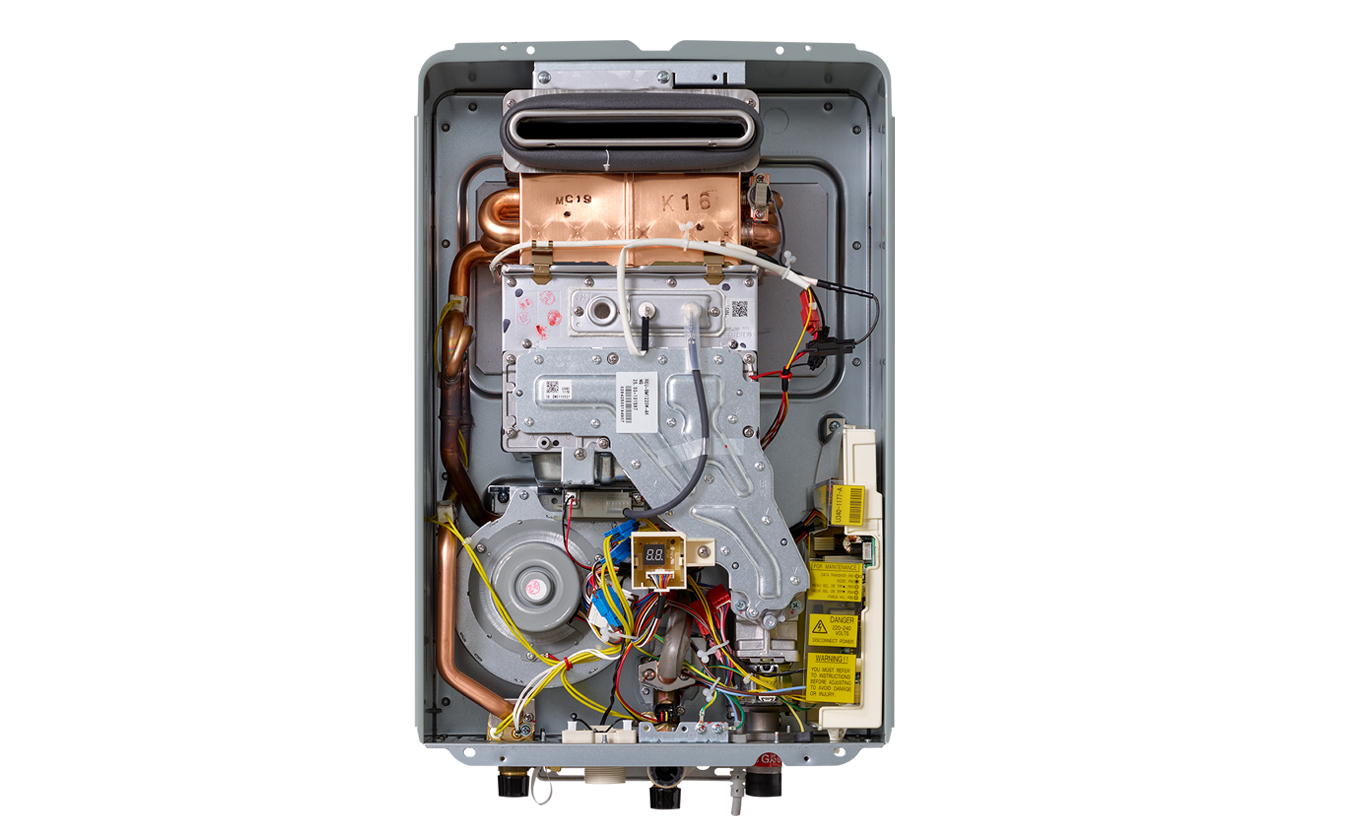 Rinnai Infinity B12 Gas Continuous Flow Hot Water (interior)