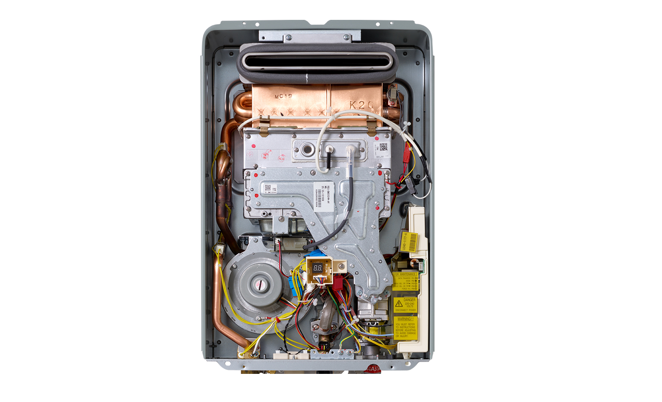 Rinnai Infinity B20 Gas Continuous Flow Hot Water (interior)