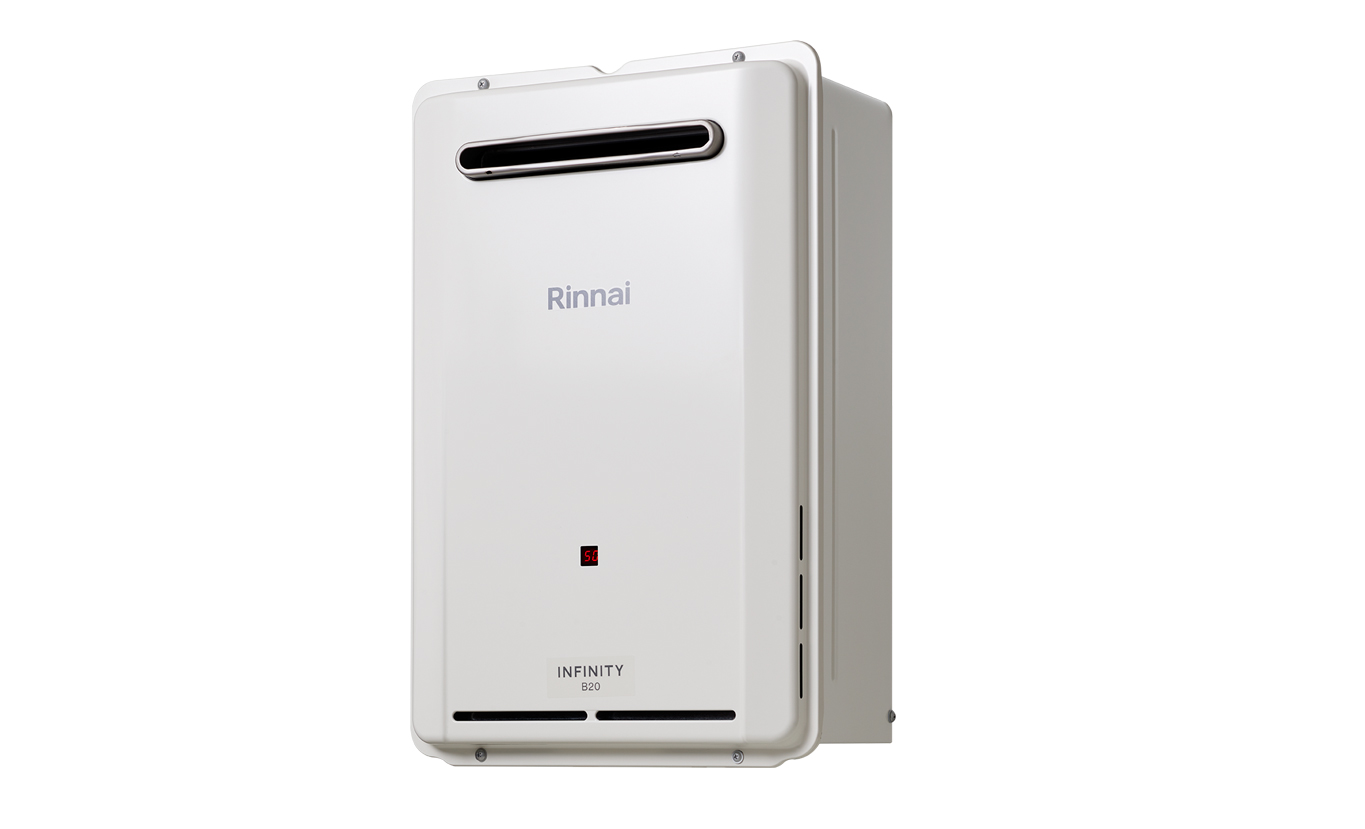 Rinnai Infinity B20 Gas Continuous Flow Hot Water (right)