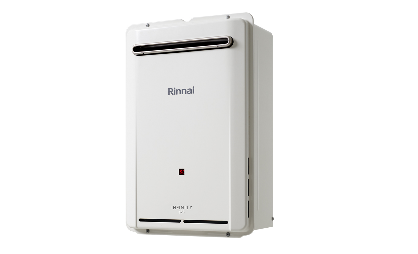 Rinnai Infinity B26 Gas Continuous Flow Hot Water (right)