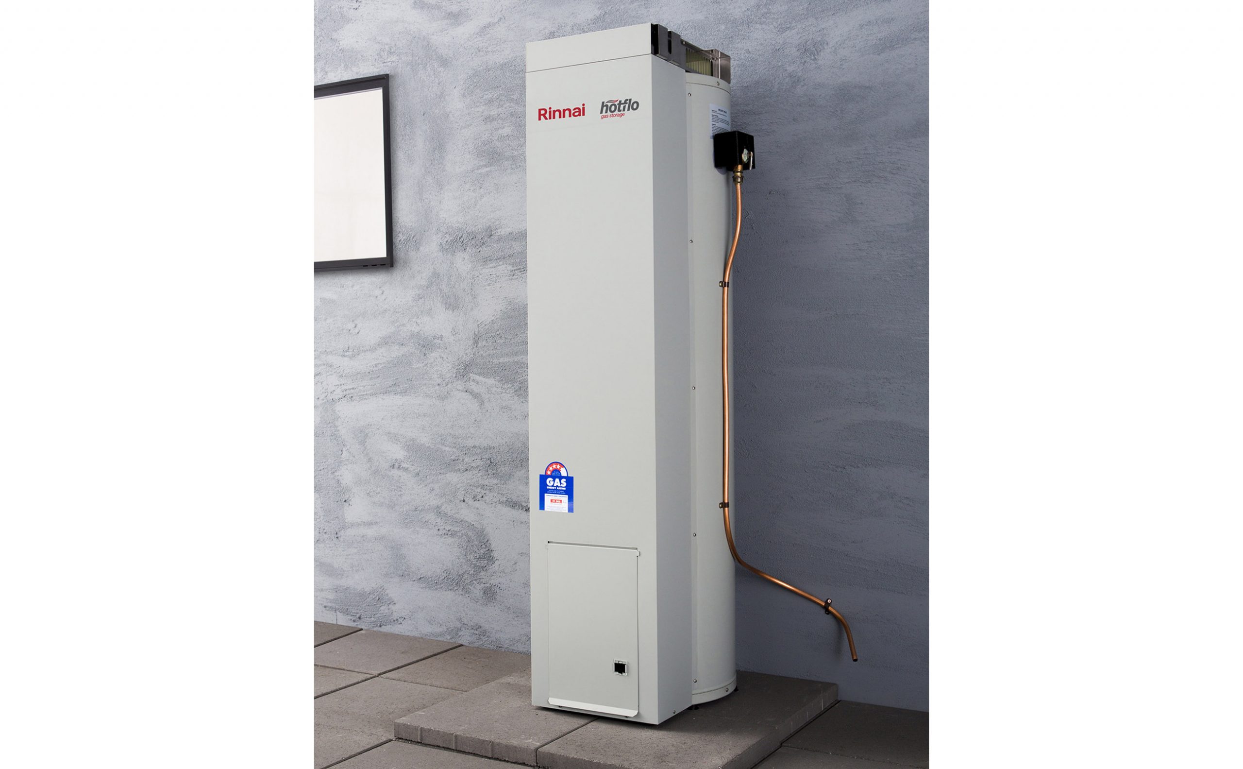 Rinnai Hotflo 135L Gas Hot Water Storage (lifestyle - right)
