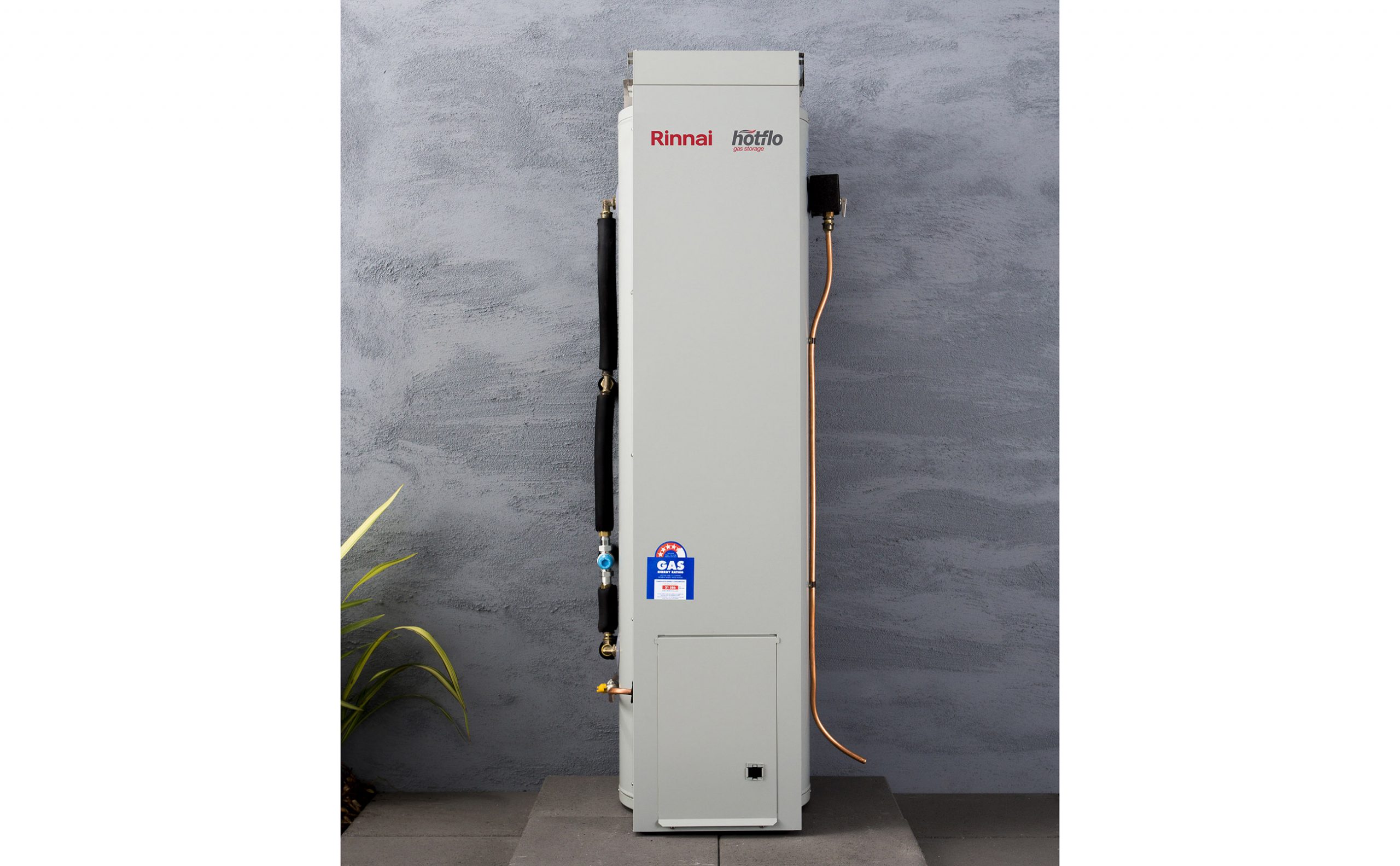 Rinnai Hotflo 170L Gas Hot Water Storage (lifetyle - front)