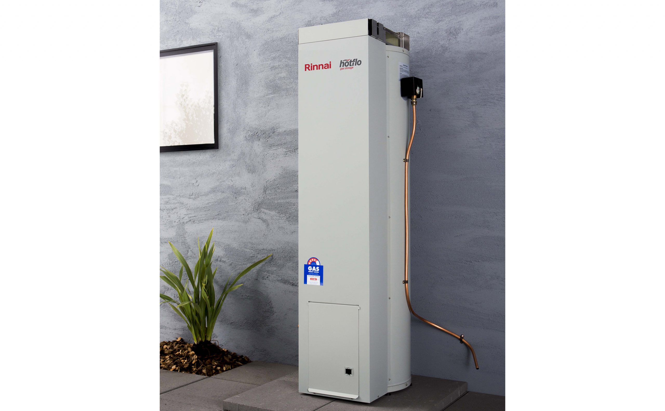 Rinnai Hotflo 170L Gas Hot Water Storage (lifestyle - right)