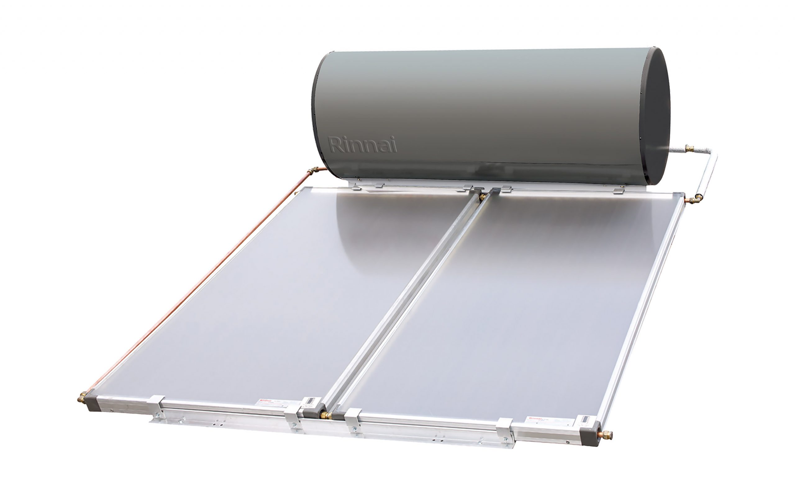 Rinnai Sunmaster Solar Hot Water Close Coupled Flat Plate Collectors (double - grey)