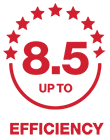Rinnai - energy rating up to 8.5 stars