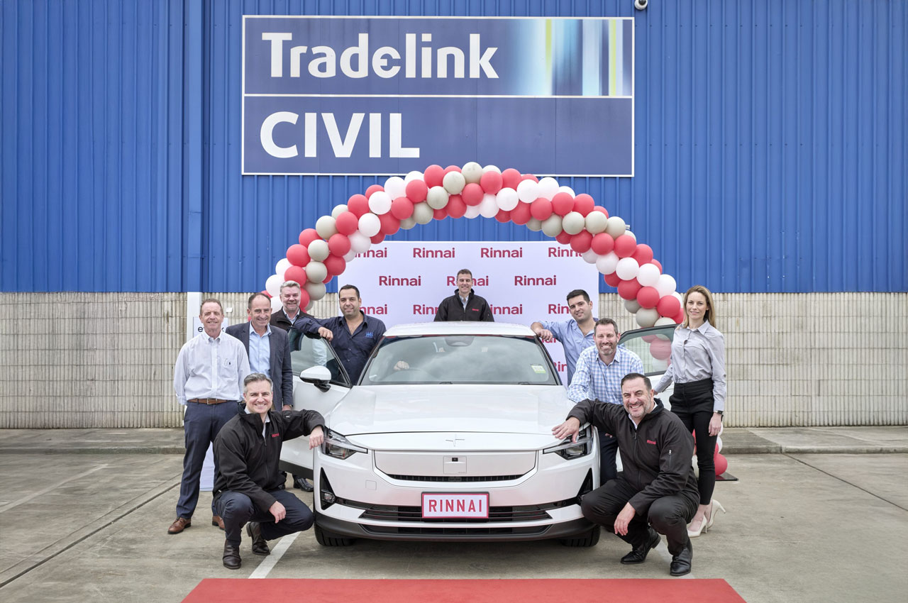 Rinnai x Tradelink Hot Water Promotion winners (2024)